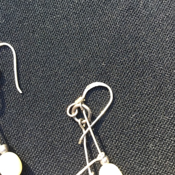 Pearl drop earrings sterling silver by Zima - Picture 4 of 6